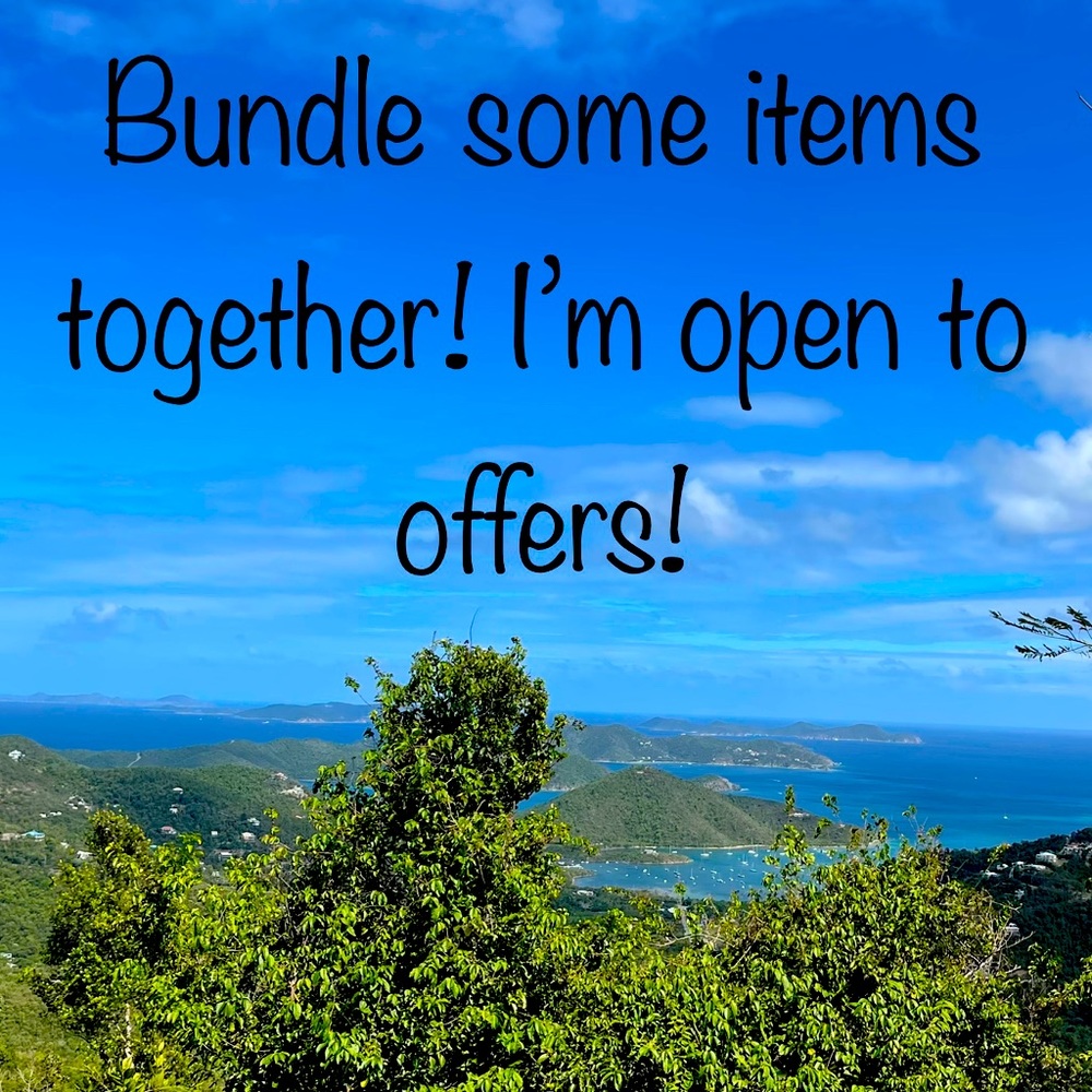 Bundle some items together from my closet. I’m open to offers!